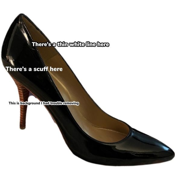 NWT $450* Stuart Weitzman | Power | Black Patent Leather | Heels | Size 9.5 - Picture 3 of 11